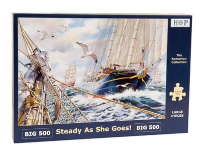 House of Puzzles Steady As She Goes - BIG 500 Piece Jigsaw Puzzle