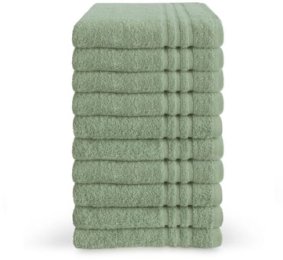 Byrklund handdoeken 50 x 100 - set van 10 - 100% Katoen - Hotelkwaliteit - Zacht en Absorberend - Jade