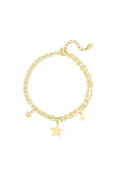 Shine bright armband - roestvrijstaal - yehwang