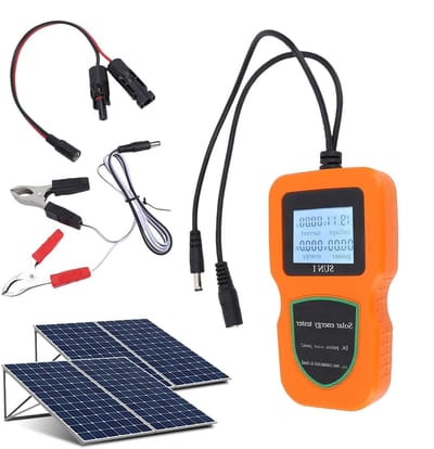 Zonne-energiemeter - Vermogensmeter Stroomtester - PV Systeem Analyse - Real-time Monitoring - 500W - Oranje