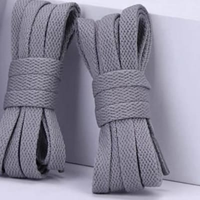 Sneaker Veters 120CM geschikt voor Sneakers - donker grijs - dark grey - 120cm - veter - laces - platte veter - 120 cm - Sneaker