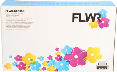 FLWR - HP CE505X Zwart - HP - Laserjet P2050 - P2055