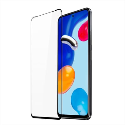 Dux Ducis Screen Protector - Geschikt voor Xiaomi Redmi Note 11 / 11S 4G Screen Protector - Dux Ducis Full-Cover Tempered Glass - Zwart