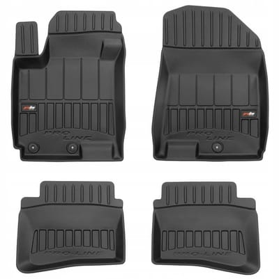 Frogum 3D Pro-Line - Automatmatten - Geschikt voor Hyundai i20 II 2014-2020 - TPE Rubber - 4-delig - Hoge rand 6cm