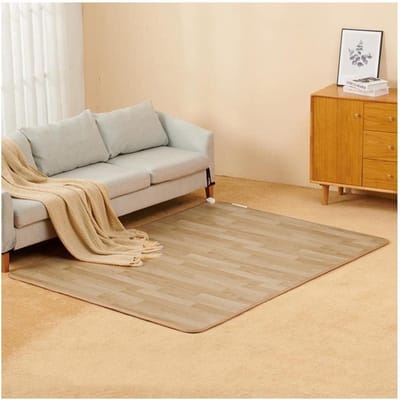 Verwarmd Tapijt - Elektrisch vloerkleed - Woonkamer Verwarmen - Snelle Opwarming - 50x200cm - Zwart