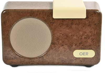 OER Muziekspeler - Simpele Bediening Met 1 Knop - Voor Senioren met Dementie - Dementie Hulpmiddel - Muziek en Dementie - 4GB Geheugen - Walnoot
