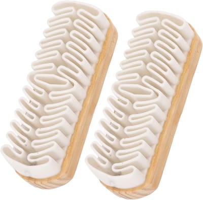 Borstel, 2 Pack Nubuck Borstel Crêpe Schoenreiniger Suede Schoonmaakborstel voor Schoenen Laarzen Riemen Tassen