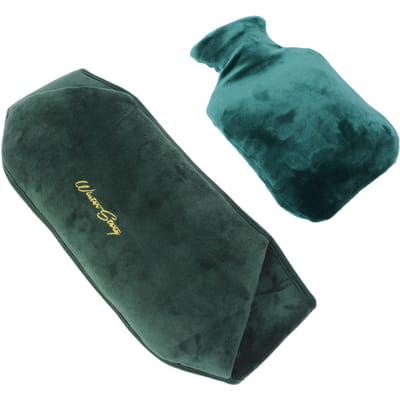 Bouillotte avec Ceinture 1000ml Double Insertion Mains Réglage Libre Bouillotte Eau Chaude pour Bureau