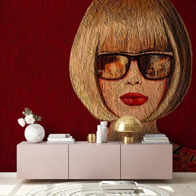Fotobehang LadyOrnament2 DD118320 A.S. Création Atelier 47 | 3D Fotobehang op maat