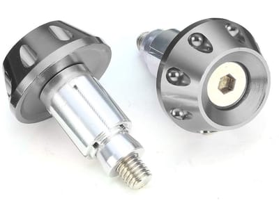 ONF3 - Motorfiets Stuurgrepen - Universele Bar Eindkappen - Zilver - Aluminium - Bescherming tegen Schade - Geschikt voor Fiets - 22 mm