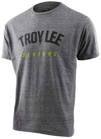 Troy Lee Designs Bolt T-shirt Met Korte Mouwen Grijs M Man