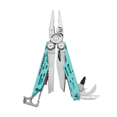 Leatherman Signal Aqua Zilver – Complete Outdoor Multitool Met Frisse Look
