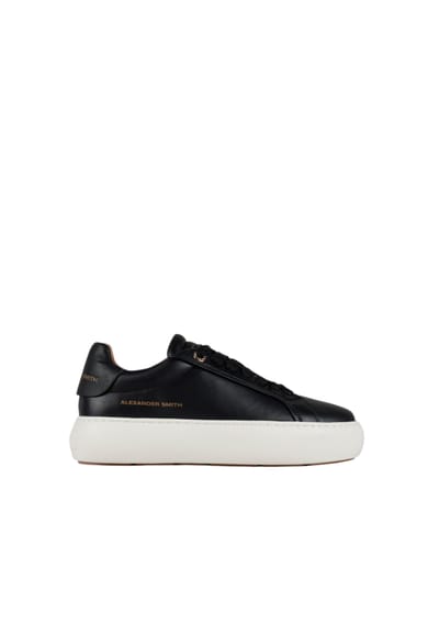 asbcsow-3560-blk Alexander Smith Vrouwen leder zwart