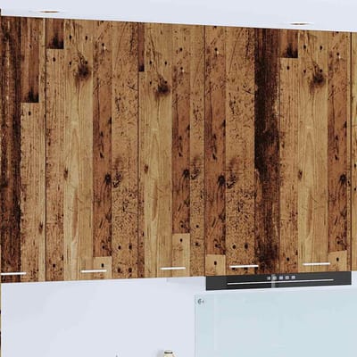vidaXL - Hangkast - Oudhout - 30 - x - 31 - x - 100 - cm - Bewerkt - hout