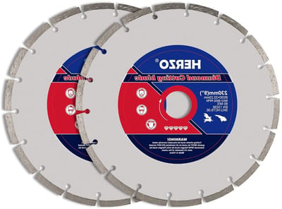 Diamantzaagblad - Betonzaagblad Steen - Materiaalsnijden - Hoge precisie - 230mm - Zilverkleurig