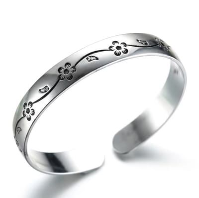 N3 Collecties 925 sterling zilveren bloem open luxe armband voor dames
