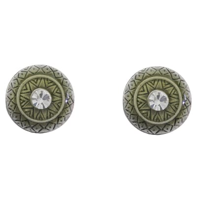 Behave – Oorstekers – Crystal – Vintage zilverkleur – Boho detail