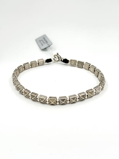 Spadarella Gioielli - SPBR487 - Armband - 925 Zilver - 5 mm - 20 Cm - Dames - Heren - Unisex - Made in Italy Riccione