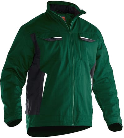 Jobman 1317 Service Jacket Lined 65131720 - Bosgroen - S