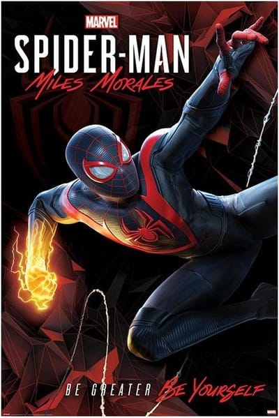 Spider-Man Miles Morales Cybernetic Swing - Maxi Poster