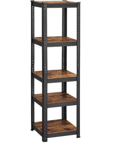 SONGMICS - Stellingkast - Opbergrek - 5 Verstelbare Planken - Draagvermogen tot 875 kg