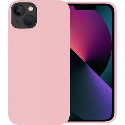 Ceezs telefoonhoesje geschikt voor Apple iPhone 13 hoesje siliconen - backcover - optimale bescherming - roze