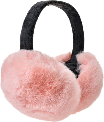 Clayre & Eef Oorwarmers one size Roze Polyester