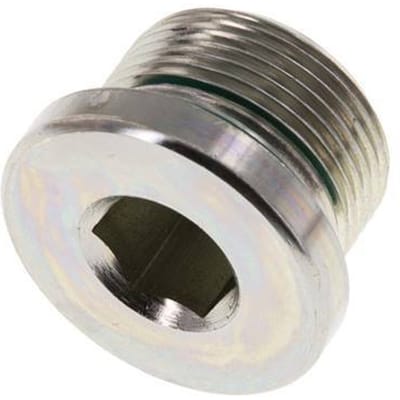 Plug M26 X 1.5 Staal FKM met binnenzeskant 400 bar (5620.0psi)