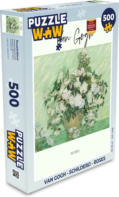 Puzzel Van Gogh - Schilderij - Roses - Legpuzzel - Puzzel 500 stukjes