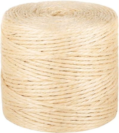 Sisal Touw - Natuurlijk Koord - Veelzijdig Gebruik - Sterk Slijtvast - 20 mm 50 m - Naturel