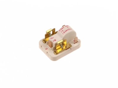 Startrelais Compressor - Relais Starter - Koelkast Reparatie - Voor Diverse Compressoren - 48 mm - Zilver