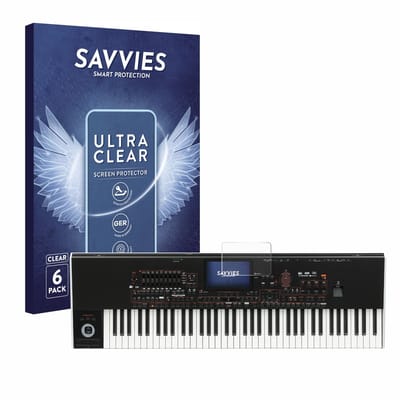 Savvies - Screenprotector voor KORG Pa4x - Folie Beschermfolie transparant 6 Stuks