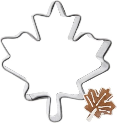 Koekjessnijder Edelstaal Blad 4 cm - Vormen - Uitsteekvorm - Cookie - Cutter - Uitsteekvormpjes - Koekjes - Bakken