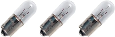 Signaallamp BA9S 6V 4.2W - 700 mAh - 3 stuks - T10 Gloeilamp Ø10mm - 28mm - 2500K - Dimbaar