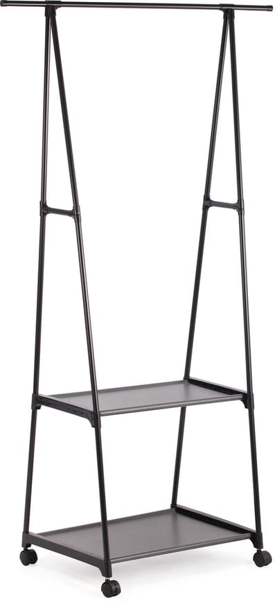 Mesa Living Kledingrek | Kledingstandaard | Rek met 2 schappen