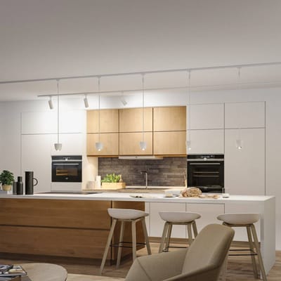 Paulmann 95684 URail Hanglamp Smart Home Zigbee 3.0 Tyros RGBW 200lm 4,5W RGBW+ Dimbaar 230V Matzwart