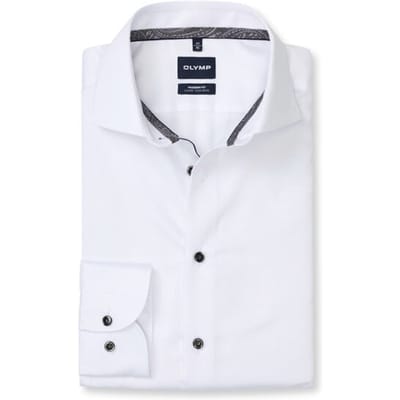 OLYMP Luxor Overhemd, Modern Fit, Royal Kent, Rookblauw