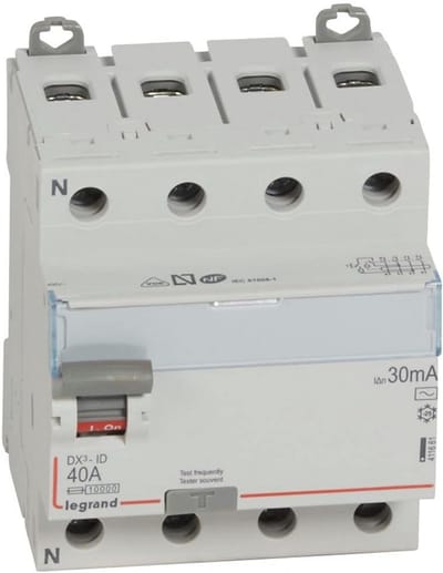 Differentieelschakelaar Pro 4P 40A Type AC 30mA - Veilige Elektrische Installatie