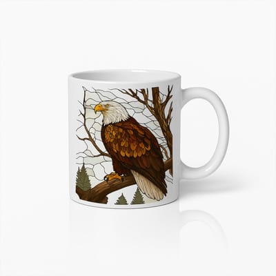 Majestueuze Zeearend Mok – Natuur en Wilde Dieren Koffiebeker voor Vogelliefhebbers