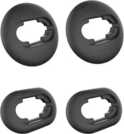 Ibley ComfortFit siliconen tips voor Galaxy buds Live Zwart - Siliconen Earplug - S/L formaat - 2 paar - 2 maten