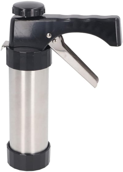 Dailygoods- Koekjespers RVS - Handmatige Koekjesmaker - Decoratie Gereedschap - Voor Koekjes/Cakes/Desserts - Eenvoudig te Reinigen - Duurzaam en Betrouwbaar