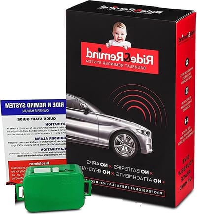 Auto Herinneringssysteem - Achterbank Alarm - Veiligheid Kinderen - Professionele Installatie - 18.8 x 11.8 cm - Zwart