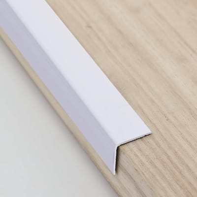 JGS Premium - Aluminium L-Profie Lijsten Hoekbeschermers Muur Deur Frame - 90° Hoek - Kast Plint - Bescherming en Decoratie - Set van 3 - 084 inch