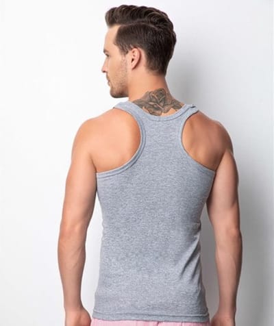 3 pack-Heren Halterhemd-Onderhemd Heren-Singlet Heren-wit-maat M