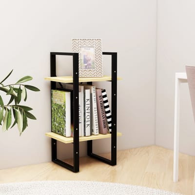 vidaXL - Boekenkast - met - 2 - schappen - 40x30x70 - cm - massief - grenenhout
