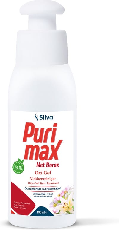 Silva - Purimax - Oxi Gel Vlekverwijderaar - 100ml - Witte was - Vegan