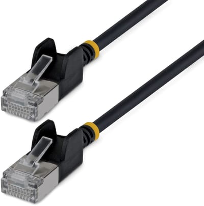 StarTech.com N6APATSTP34BKS3M netwerkkabel Zwart 3 m Cat6a U/FTP (STP) Rond