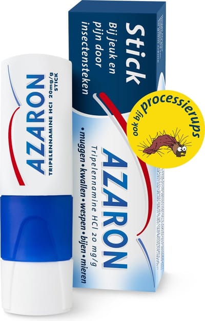 Azaron Stick - Tegen jeuk en pijn door insectensteken, zoals bijen, mieren en door de processierups
