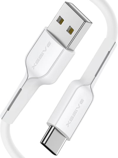 Flexibele USB-C naar USB Kabel - 1 Meter - Quick Charge - Oplader USB-A naar USB-C Kabels