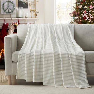 Dailygoods- Knuffeldeken 100 x 150 cm - Fleece Deken - Zacht en Warm - Microvezel - Woondeken - Ideaal voor Bank